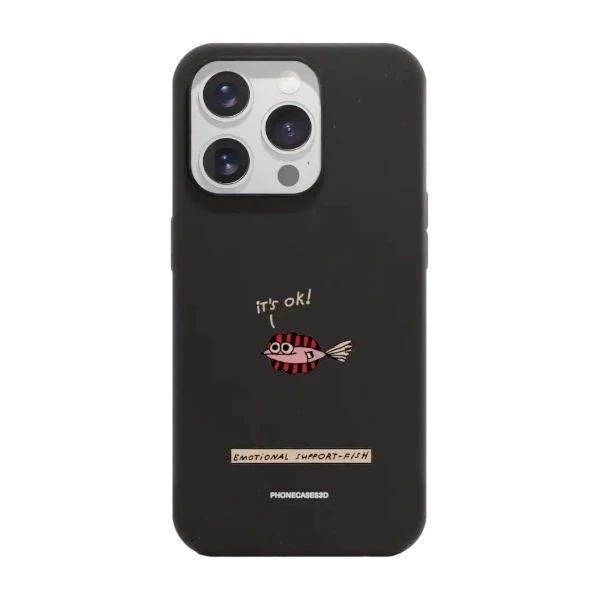 Phonecases3D iPhone 16 Pro Maja Säfström kompostoituva suojakuori, musta