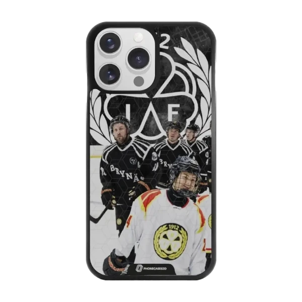 Phonecases3D iPhone 14 Pro Brynäs IF -3D suojakuori, musta