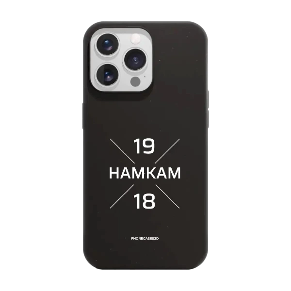Phonecases3D iPhone 13 Pro HamKam kompostoituva suojakuori, musta