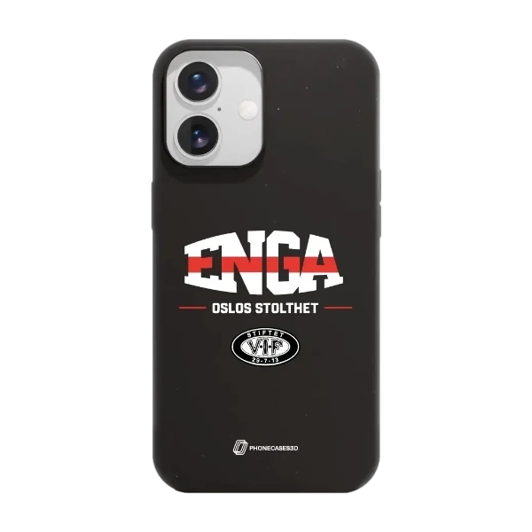 Phonecases3D iPhone 16 VIF kompostoituva suojakuori, musta