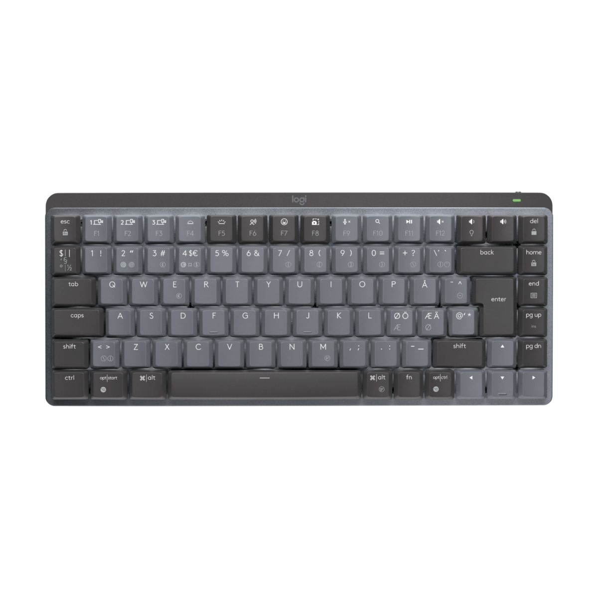Logitech MX Mechanical Mini trådløst tastatur tactile