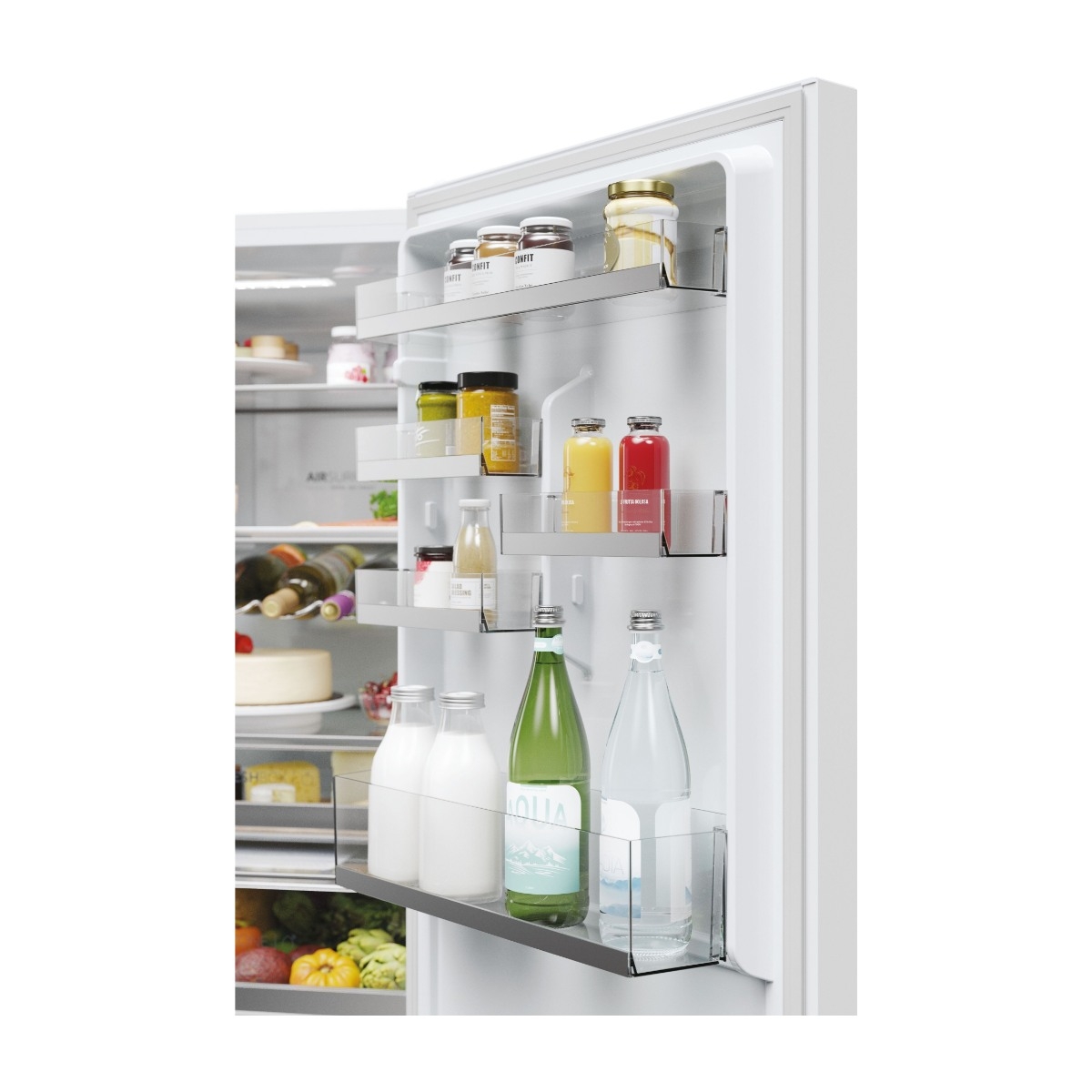 Haier 2D 60 Series 3 HDW3618DNPW kølefryseskab billede 4