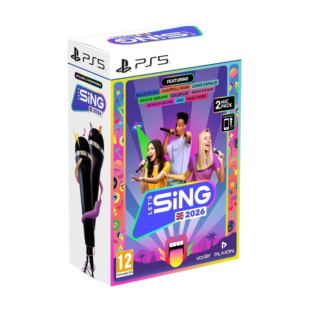 Let's Sing 2026 + 2 Microphones - Sony PlayStation 5 - Musikk