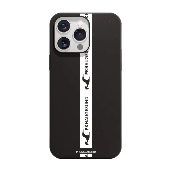 Phonecases3D iPhone 16 Pro Max FK Haugesund kompostoituva suojakuori, musta