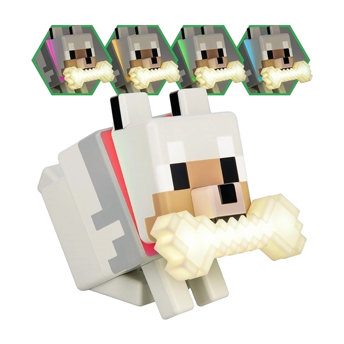 Paladone Minecraft Wolf GloBuddies Dekorasjonslampe