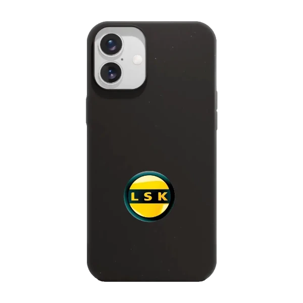 Phonecases3D iPhone 16 Plus Lillestrøm SK kompostoituva suojakuori, musta