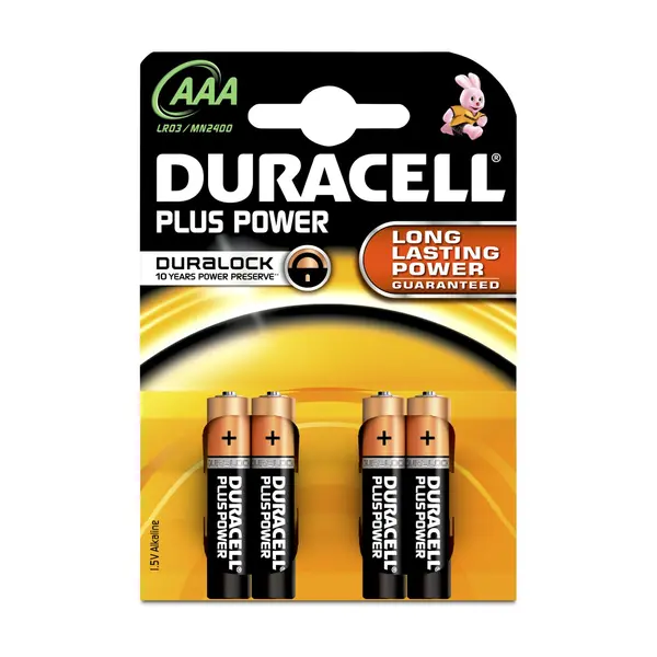 AA-batterier 4-pk, Svanenmärkta, Duracell Plus