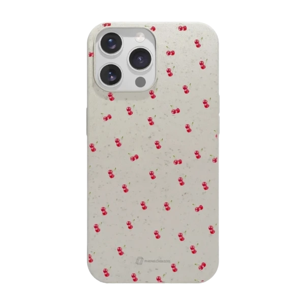 Phonecases3D iPhone 14 Pro Martine Halvorsen kompostoituva suojakuori, valkoinen