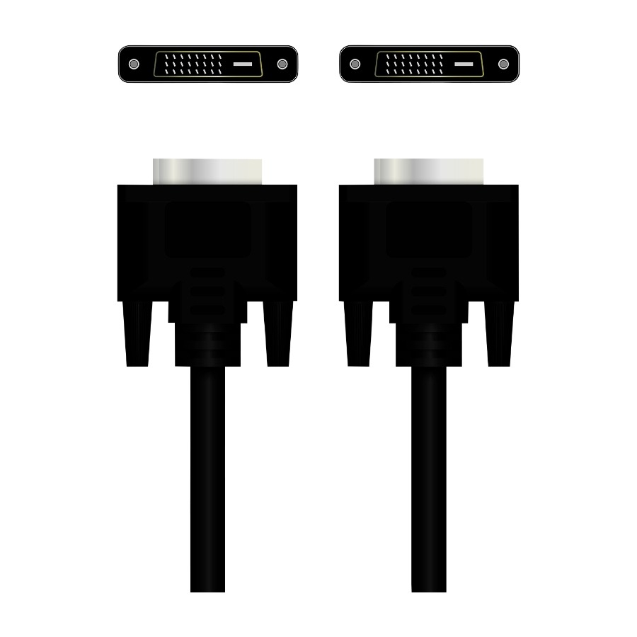 QNECT DVI D HANN DVI D HANN 2M Power.no Kabler og tilkoblinger til elektronikk kjøpes på POWER.no