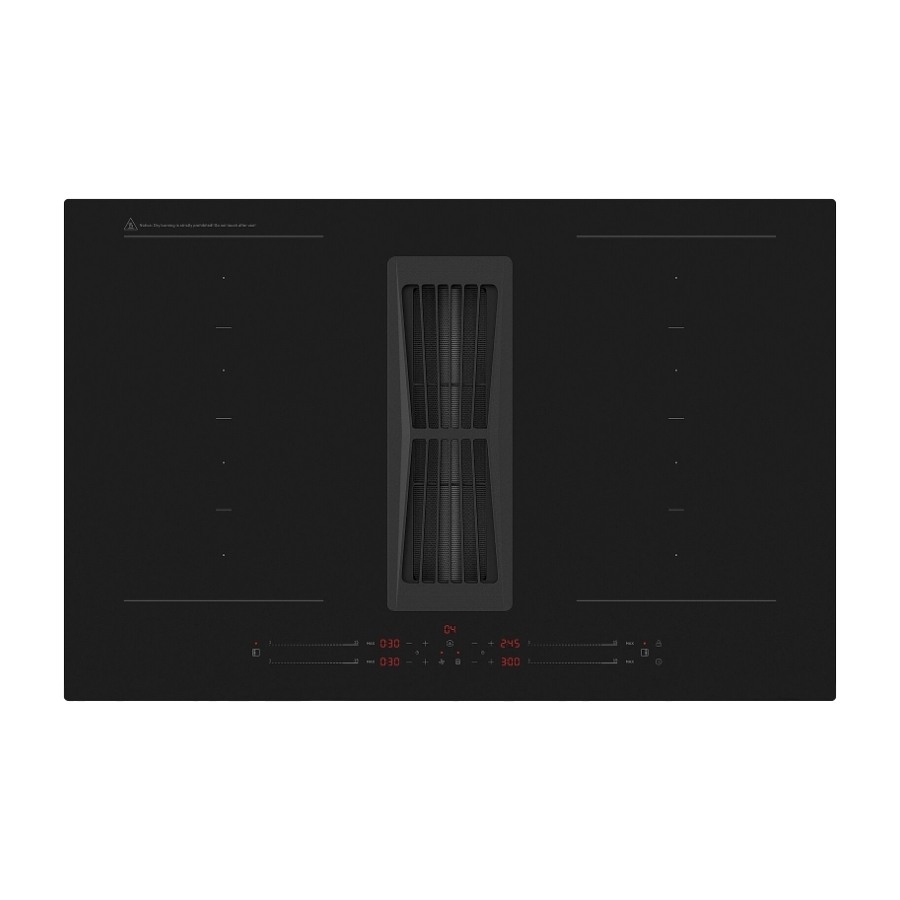Witt Classic Heat 80 R induktionskogeplade med integreret emhætte billede 3