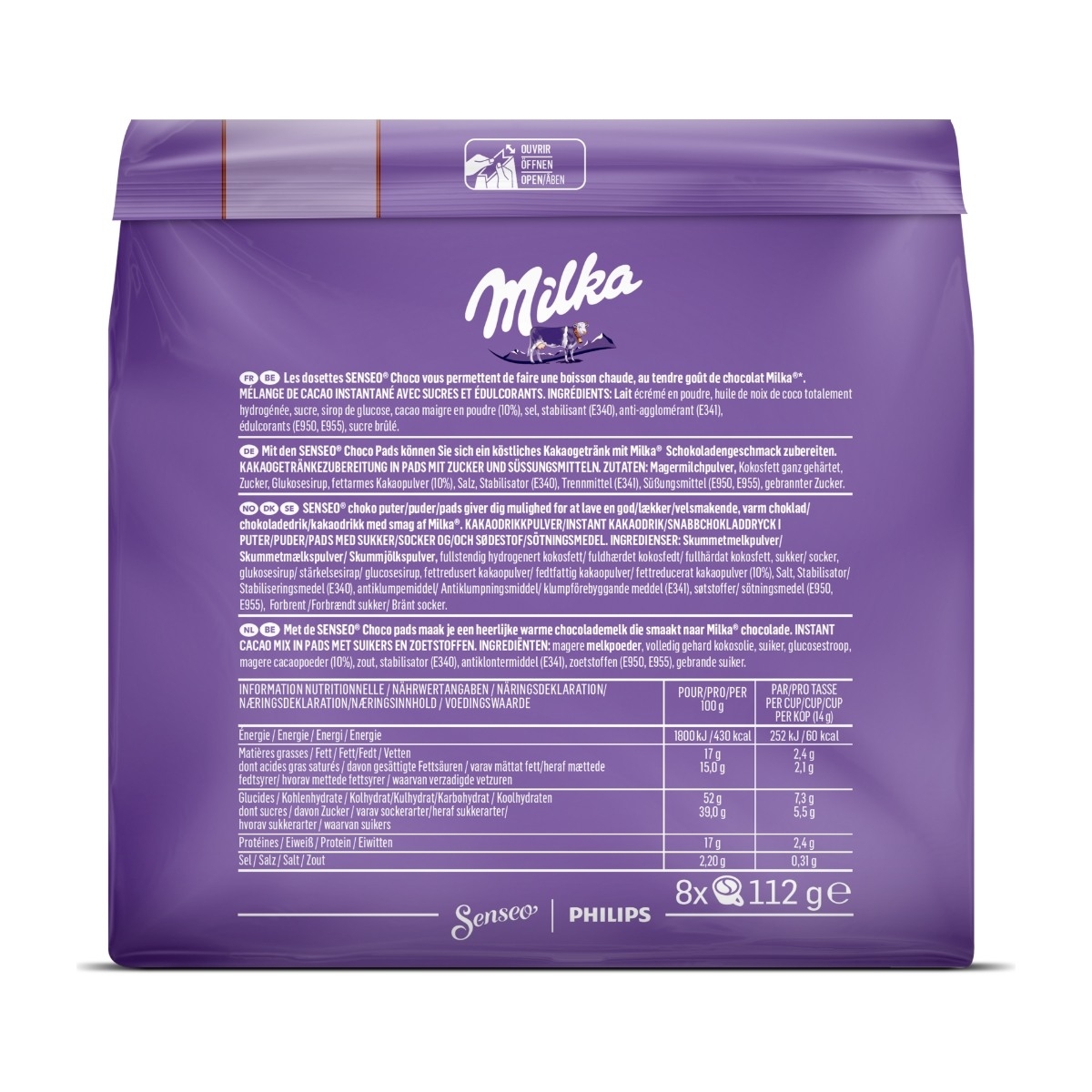 Senseo Pads Milka - 8 pcs billede 5