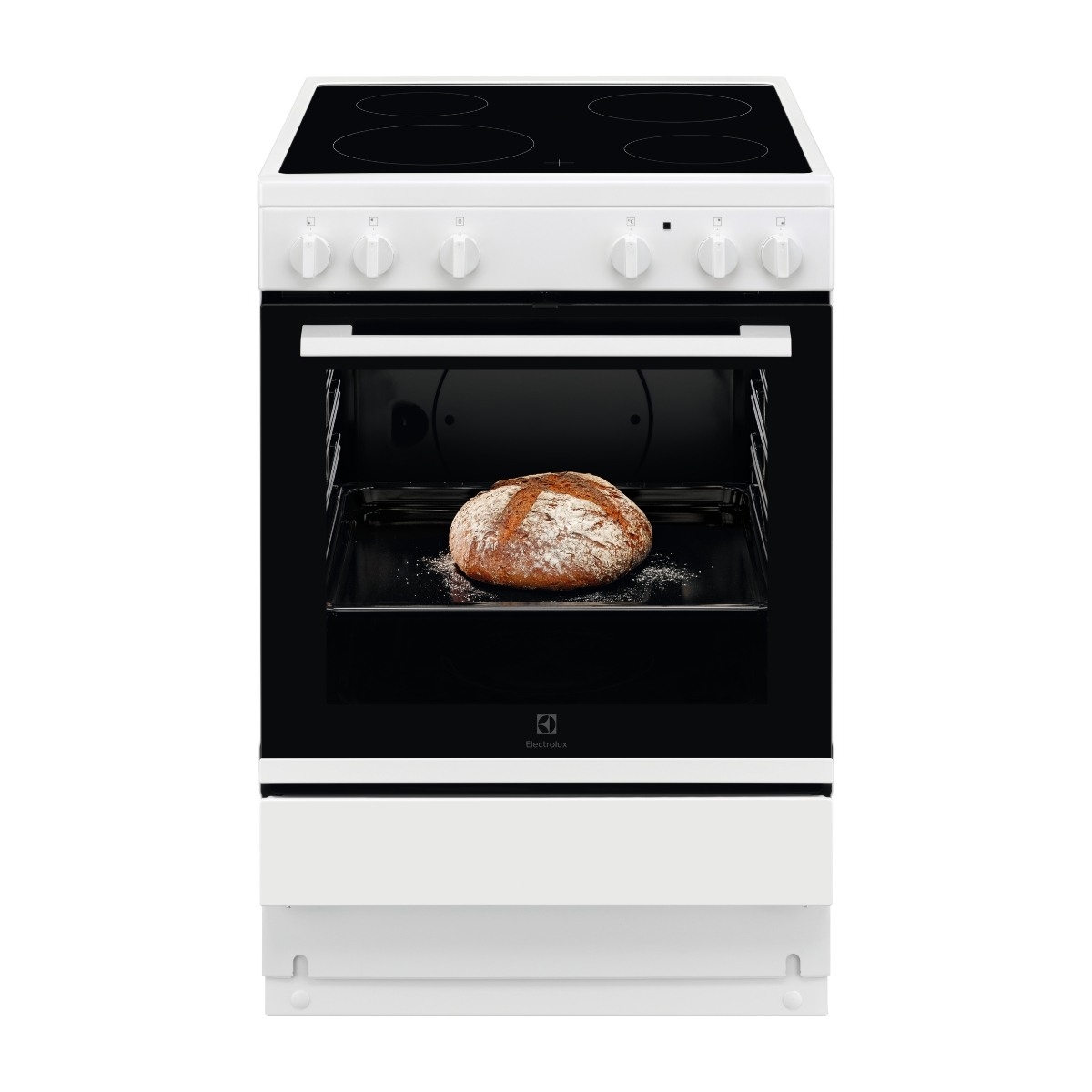 Electrolux 300-serien LKR6000CNW keramisk komfur, 230V