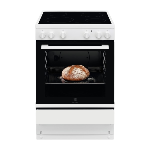 Electrolux 300-serien LKR6000CNW keramisk komfur, 230V billede 2