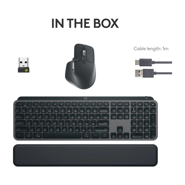Logitech MX Keys S Combo, grafitt - Power.no