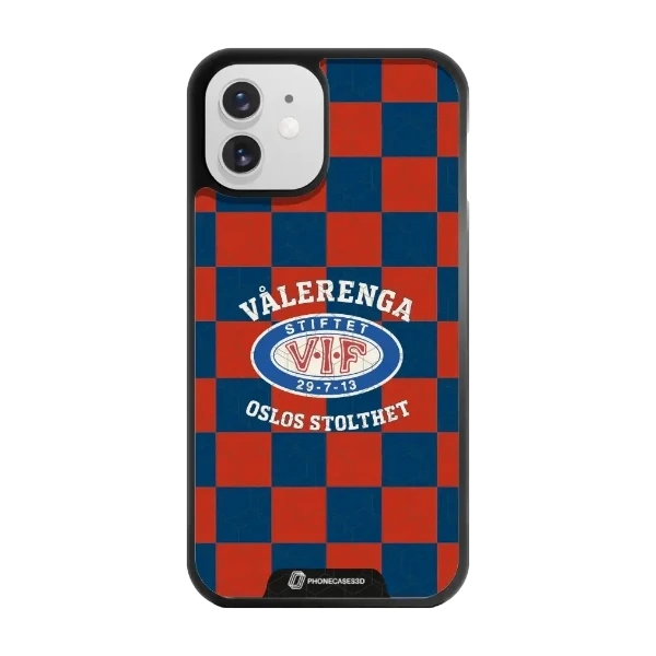 Phonecases3D iPhone 12 VIF -3D suojakuori, musta