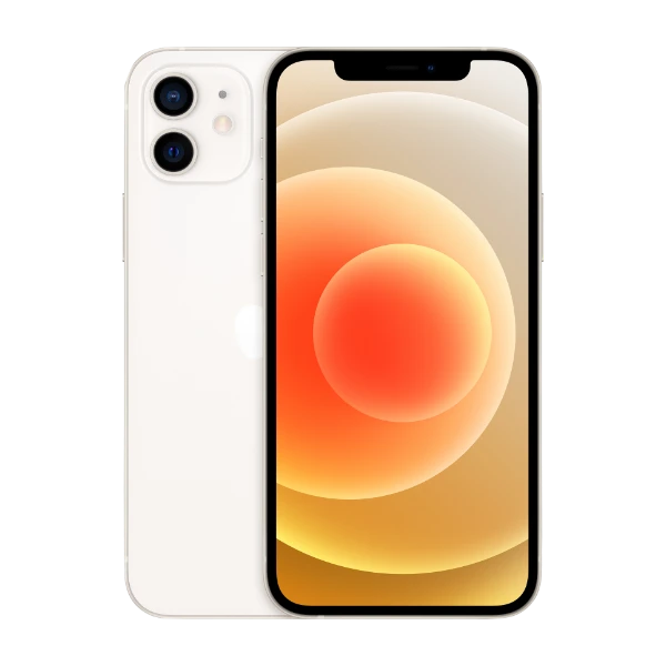 Apple iPhone 12 64 GB, hvit