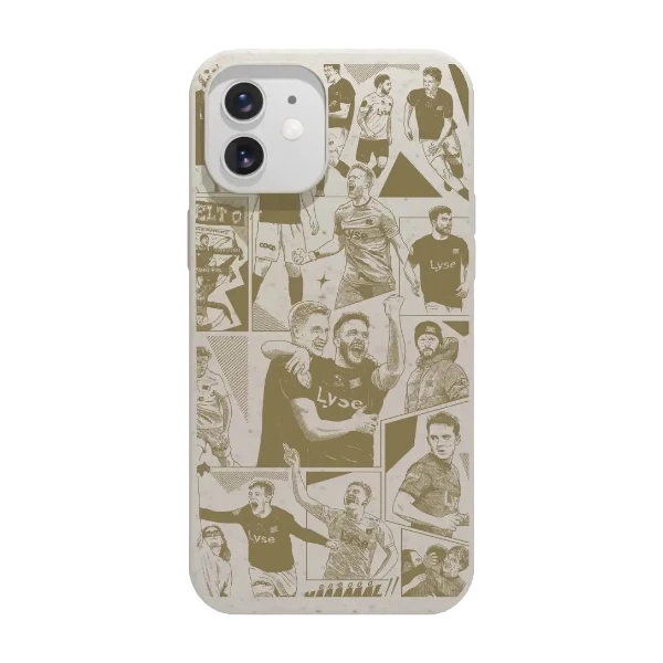 Phonecases3D iPhone 12 Viking FK kompostoituva suojakuori, valkoinen