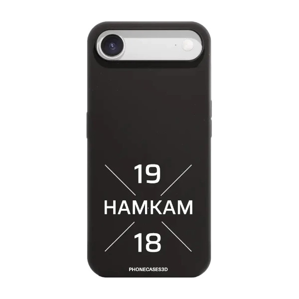 Phonecases3D iPhone Air HamKam kompostoituva suojakuori, musta