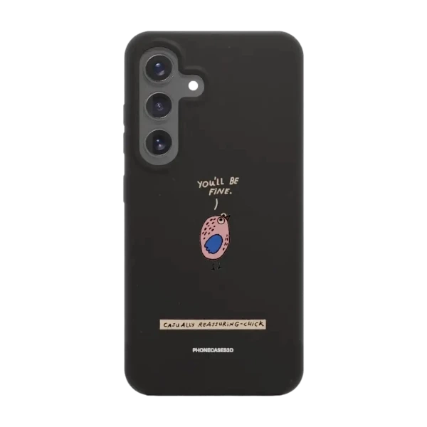 Phonecases3D Samsung Galaxy S25 Maja Säfström kompostoituva suojakuori, musta