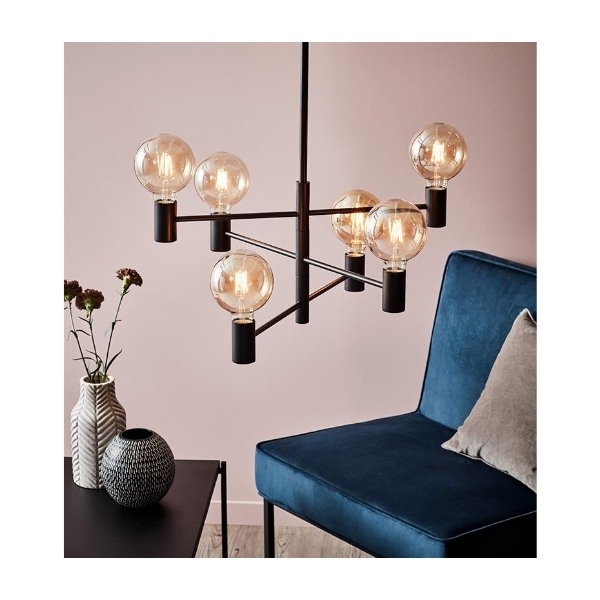 MARKSLÖJD CAPITAL TAKLAMPE 6L SVART Power.no TAKLAMPE MARKSLÖJD CAPITAL SVART