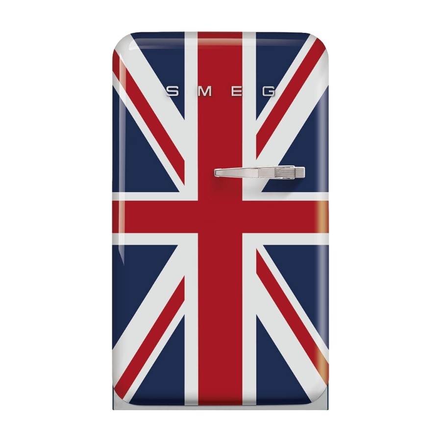 Smeg 50's Style FAB10LDUJ5 køleskab med fryseboks, Union jack billede 2