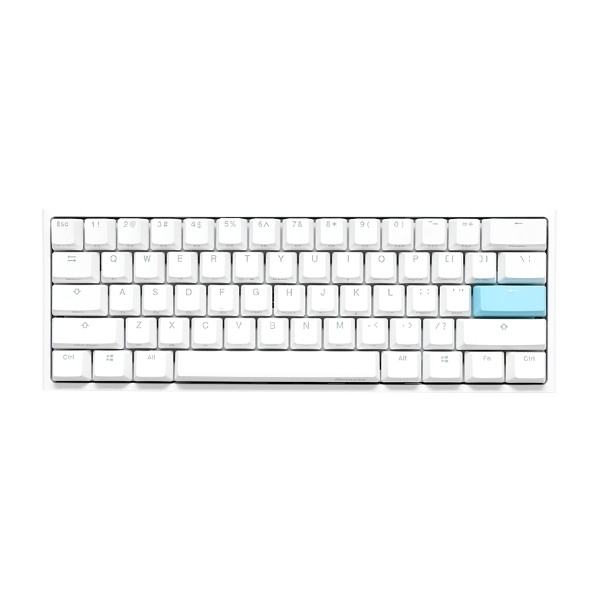 DUCKY ONE 2 MINI PURE WHITE RGB MEKANISKT TANGENTBORD CHERRY MX BLUE ...