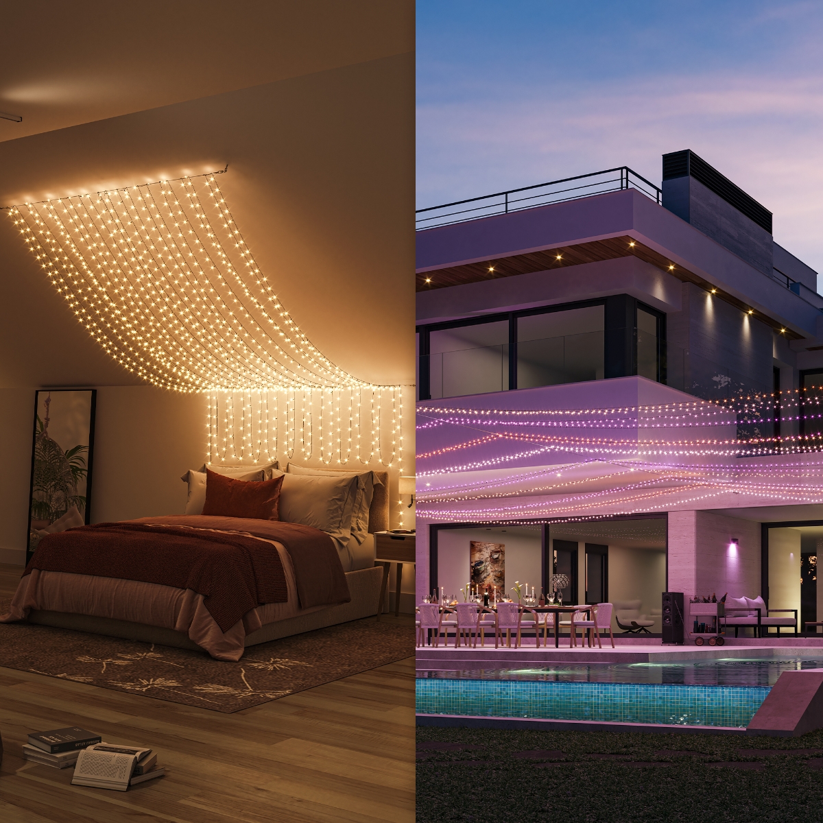 Philips Hue Festavia lyskæde 250 LED Power.dk