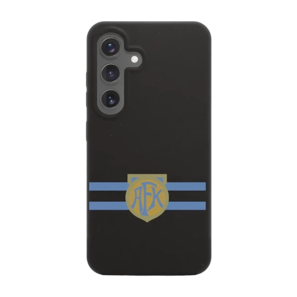 Phonecases3D Samsung Galaxy S25 Aalesunds FK kompostoituva suojakuori, musta
