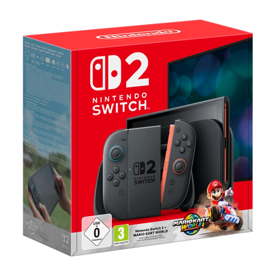 Nintendo Switch 2 Spillkonsoll - Mario Kart World Bundle