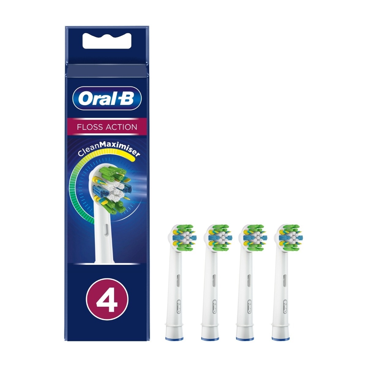 Oral-B Floss Action Borsthuvud 4 st
