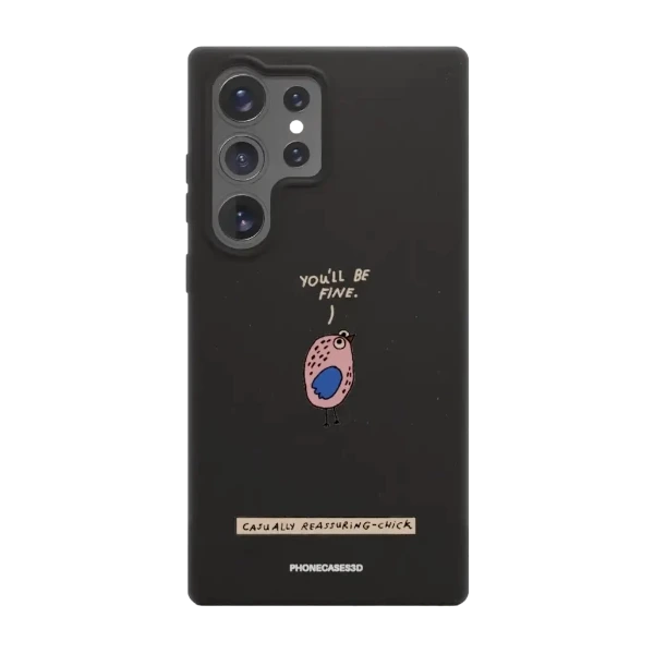 Phonecases3D Samsung Galaxy S25 Ultra Maja Säfström kompostoituva suojakuori, musta