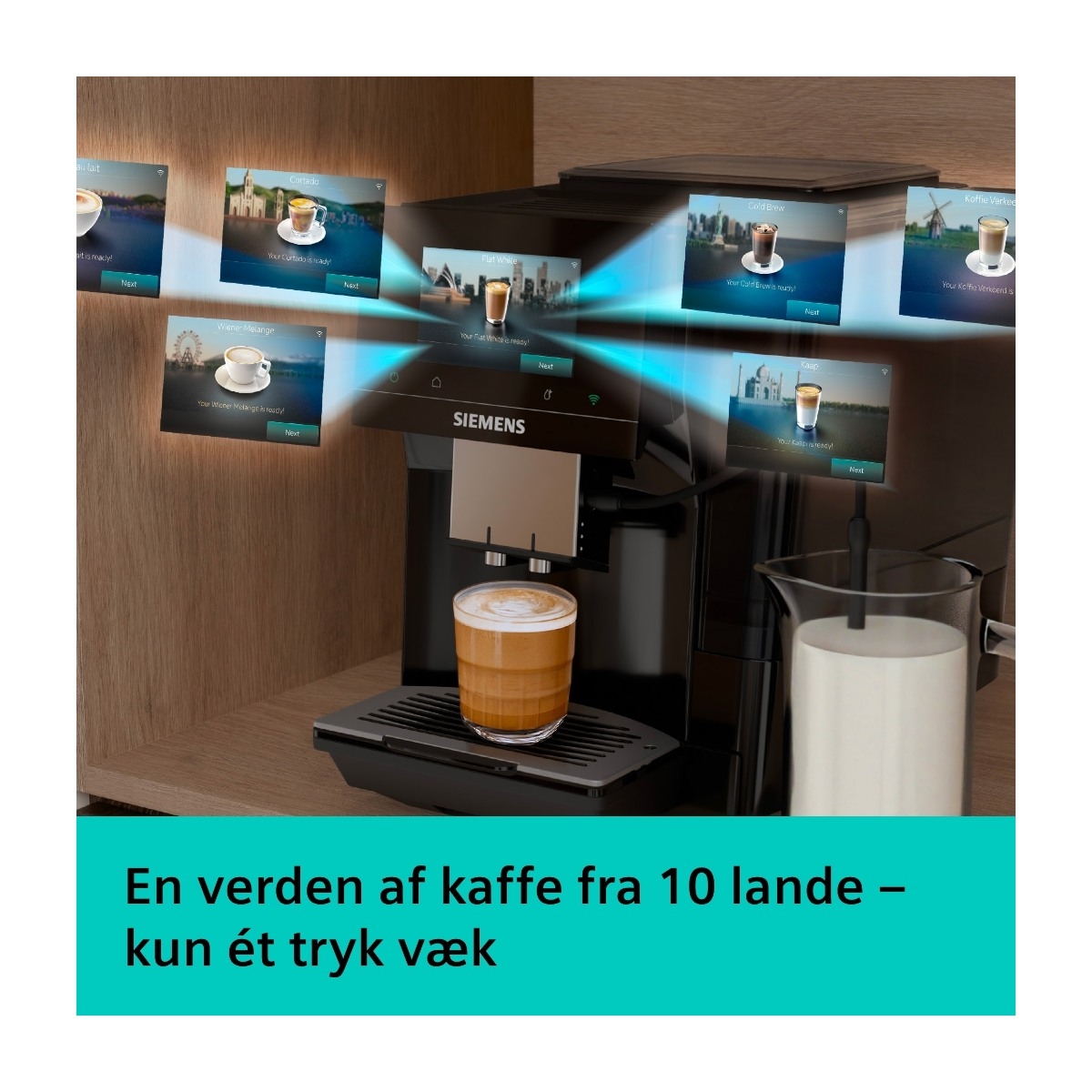Siemens EQ700 Classic TP723E09 kaffemaskine billede 3