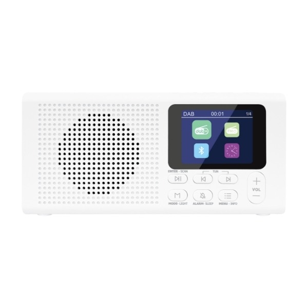 Amadeus Campana FM/DAB+ radio, hvit (retur)