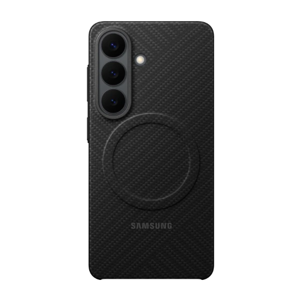 Samsung Galaxy S26 Carbon Magnet -suojakuori, musta