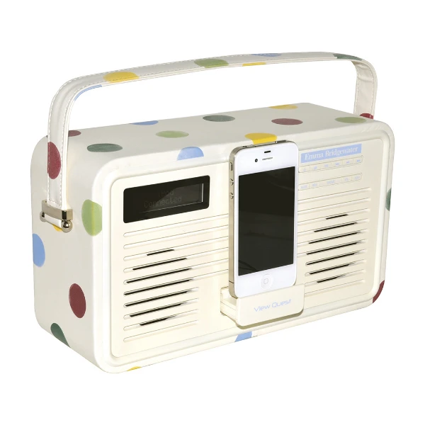 VIEW QUEST RETRO POLKA DOT DAB RADIO Power.dk