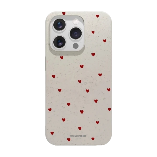 Phonecases3D iPhone 16 Pro Martine Halvorsen kompostoituva suojakuori, valkoinen