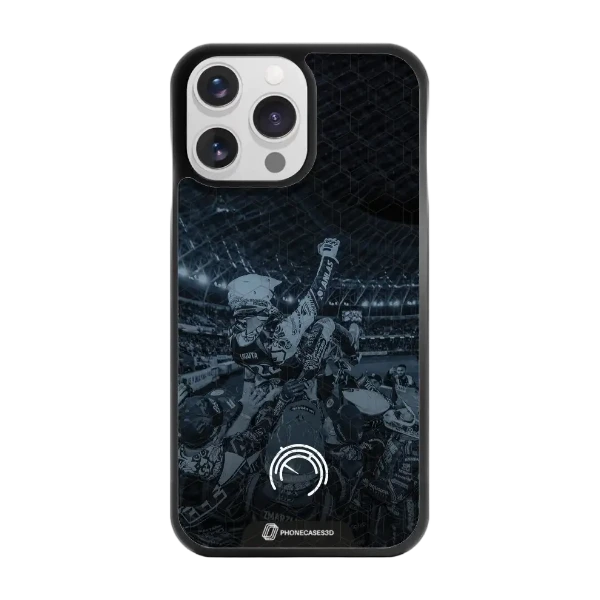 Phonecases3D iPhone 14 Pro Norges Motorsportforbund -3D suojakuori, musta