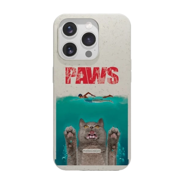 Phonecases3D iPhone 15 Pro Joseph Tate kompostoituva suojakuori, valkoinen
