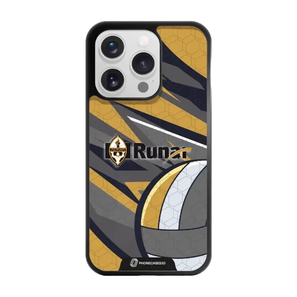 Phonecases3D iPhone 16 Pro IL Runar -3D suojakuori, musta