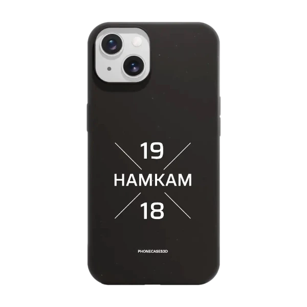 Phonecases3D iPhone 13 HamKam kompostoituva suojakuori, musta