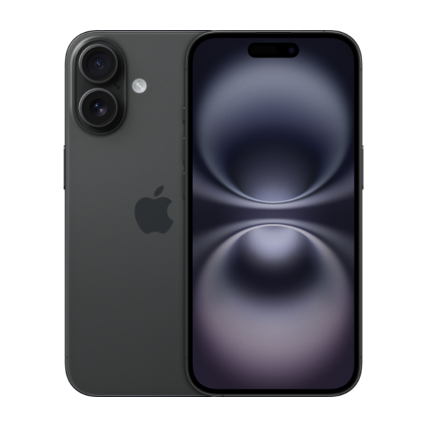 Apple iPhone 16 128 GB, sort