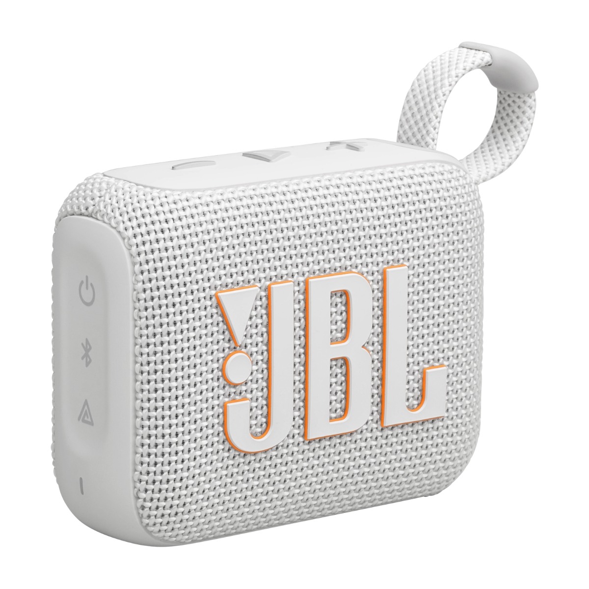 JBL Go 4 Bluetooth-høyttaler, hvit