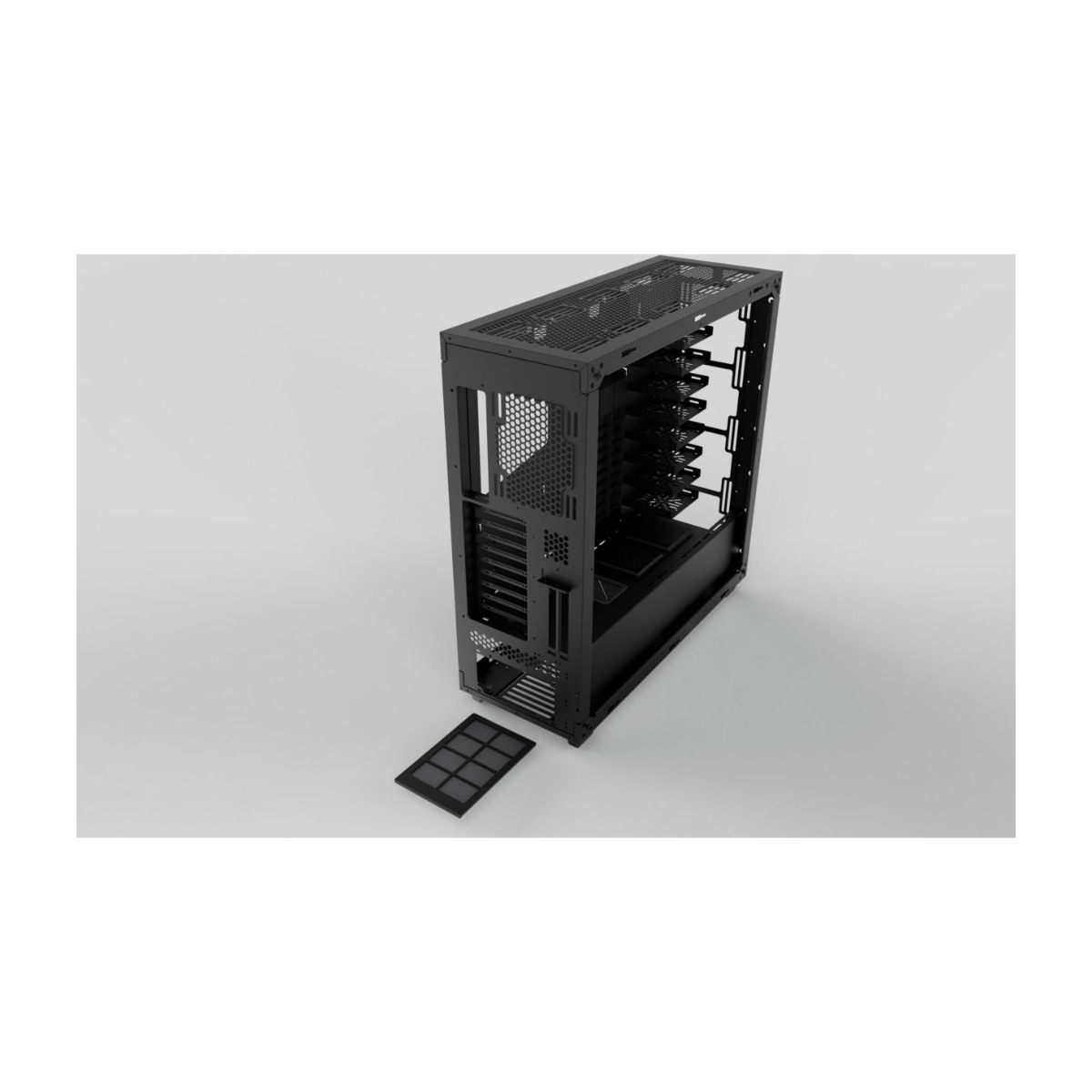 CEPTER CARAPACE SUPER TOWER T.G RGB COMPUTER CASE CEPTER