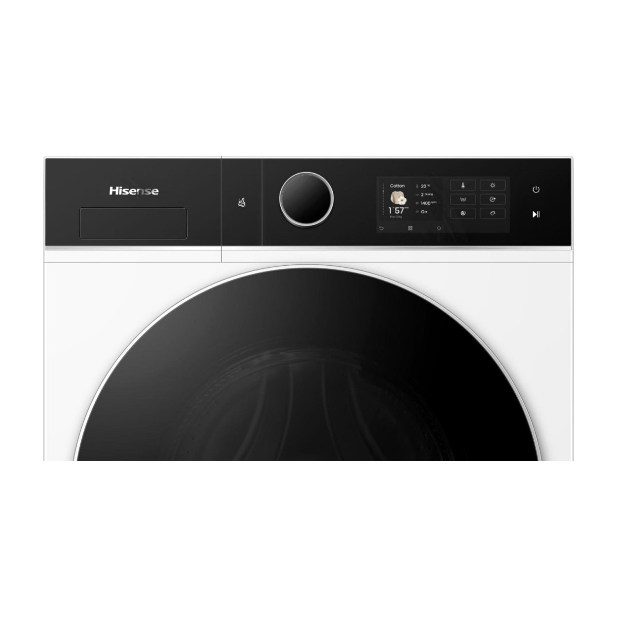 Hisense WD5I1245BWRH kombineret vaskemaskine/tørretumbler billede 9