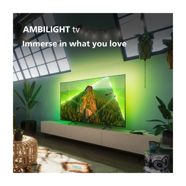 LED Philips 50” UHD 4K 50PUD7908 Ambilight TV