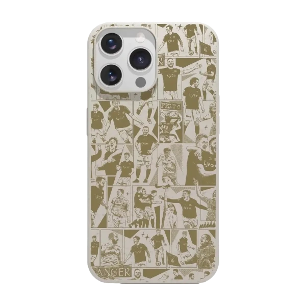 Phonecases3D iPhone 14 Pro Viking FK kompostoituva suojakuori, valkoinen