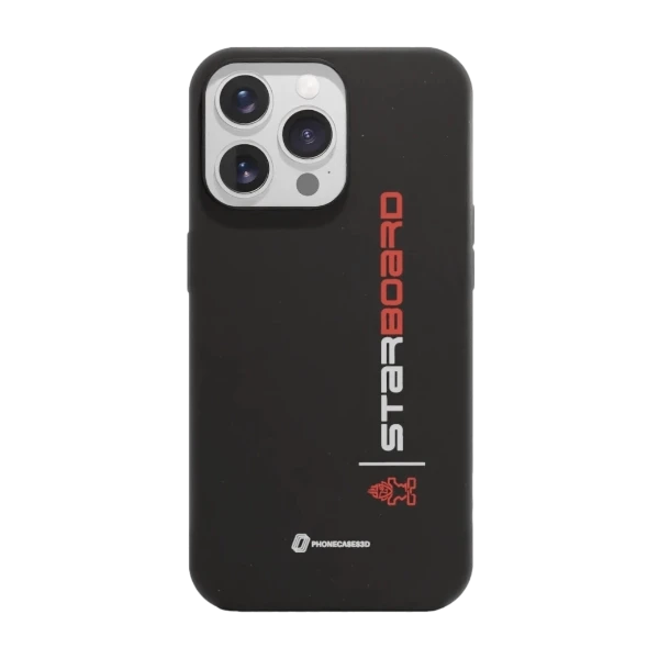 Phonecases3D iPhone 13 Pro Starboard kompostoituva suojakuori, musta