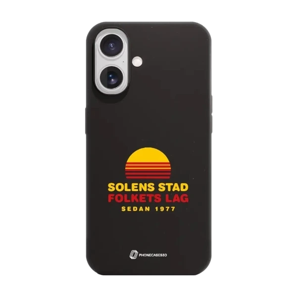 Phonecases3D iPhone 17 Luleå HF kompostoituva suojakuori, musta