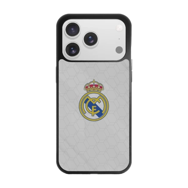 Phonecases3D iPhone 17 Pro Real Madrid -3D suojakuori, musta