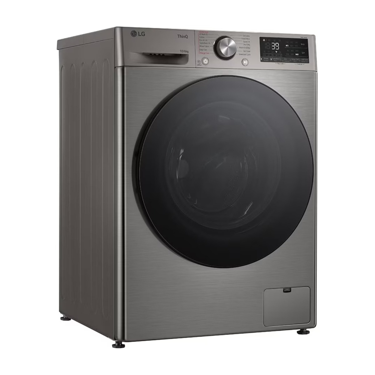 LG CV94V7S2QN kombineret vaskemaskine/tørretumbler, Platinum Silver billede 9